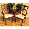 Image 1 : 8 Solid Mahogany Chippendale Dining Room Chairs #971783