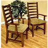 Image 1 : 10 Solid Mahogany Ladder Back Dining Chairs #971786