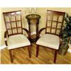 Image 1 : 8 Solid Cherry Finish Square Back Dining Chairs #971788