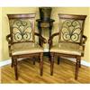 Image 1 : Set 8 Distress Mahogany Finish Dining Chairs #971791