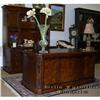 Image 1 : 3PC Mahogany Office Desk Computer Armoire Chair #971798