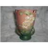 Image 1 : ROSEVILLE WHITE ROSE HANDLED VASE - MARKED #971893