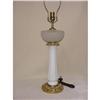 Image 1 : Milk Glass Lamp SKU 4583 #972211