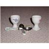 Image 1 : Aynsley Egg Cups w/Matching spoons #972359