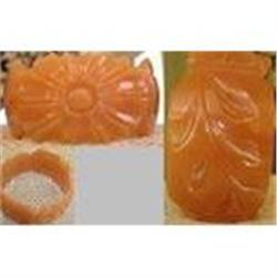 FRENCH BAKELITE APRICOT BRACELET #972363