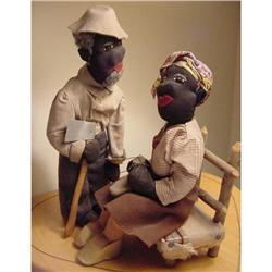 Doll Cloth Black Old Folks  #972380