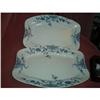 Image 1 : Platters. Blue and White Circa 1880 Matching #972431