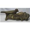 Image 1 : Inkwell. Bird on a leaf Victorian.Heavy  #972482