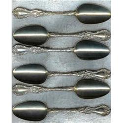 Serving Spoons (6) "Floral " Pattern. #972584