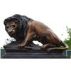Image 1 : Small Lion Bronze Sculpture #972774
