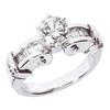Image 1 : 1.30 carat DIAMOND ENGAGEMENT RING platinum G #972876