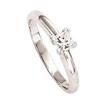 Image 1 : 2 carat PRINCESS CUT diamond ring SOLITAIRE #972935