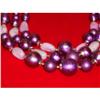 Pink Tumbled Marble  Beaded Necklace #972950
