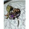 Image 1 : 10 kt. Amesthyst Pin 1948by Harry Iskin #972971