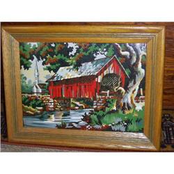 Covered Bridge Painting #972976