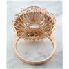 Image 3 : 11.22 CTW Morganite 14K Rose Gold Diamond Ring