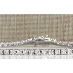 4.06 CTW Natural Diamond Bracelet In 14K White Gold