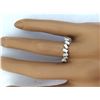Image 5 : 0.70 CTW Natural Diamond 18K Solid White Gold Ring