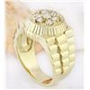 Image 4 : 0.70 CTW Natural Diamond 14K Solid Yellow Gold Ring
