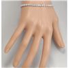 Image 3 : 5.90 CTW Natural Diamond Bracelet In 18K Solid White Gold