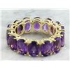 Image 2 : 10.00 CTW Amethyst 14K Yellow Gold Ring