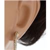 Image 5 : 1.75 CTW Natural Diamond 14K Solid Yellow Gold Earrings