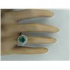 Image 5 : 2.45 CTW Emerald 18K White Gold Diamond Ring