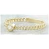 Image 2 : 0.10 CTW Diamond 18K Yellow Gold Solitaire Ring