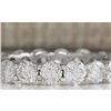 Image 1 : 2.70 CTW Natural Diamond Ring In 14K Solid White Gold
