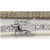 Image 2 : 4.80 CTW Natural Dimond Bracelet In 18K Solid White Gold