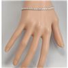 Image 3 : 4.80 CTW Natural Dimond Bracelet In 18K Solid White Gold