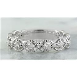 0.25 CTW 18K White Gold Diamond Ring