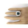 Image 5 : 5.32 CTW Natural Emerald 14K Solid Two Tone Gold Diamond Ring