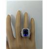 Image 5 : 14.10 CTW Tanzanite 18K White Gold iamond Ring