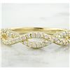 Image 1 : 0.35 CTW Diamond 18K Yellow Gold Ring