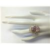 Image 4 : 18.07 CTW Natural Kunzite And Diamond Ring 14K Solid Yellow Gold