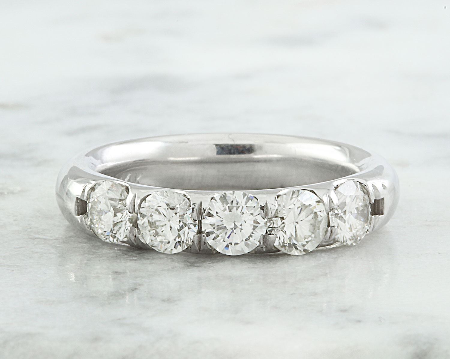 1 40 Ctw Diamond 18k White Gold Ring