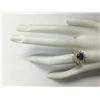 Image 4 : 2.71 CTW Natural Blue Sapphire Diamond Ring 18K Solid Yellow Gold
