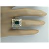 Image 5 : 2.40 CTW Emerald 18K Yellow Gold Diamond Ring