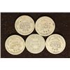 Image 2 : 5 ASSORTED BARBER DIMES 1901, 1907, 1910, 1911 &
