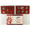 Image 2 : 2004 US SILVER PROOF SET (WITH BOX) ONE CASE IS