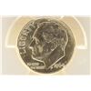 Image 1 : 1964-D SILVER ROOSEVELT DIME PCGS MS65