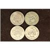 Image 2 : 1905, 1907, 1912 AND 1916 BARBER DIMES