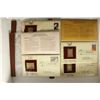 Image 1 : 8 ASSORTED 1ST DAY ISSUE ENVELOPES WITH GOLD