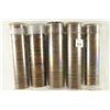 Image 1 : 5-50 CENT ROLLS OF CANADIAN CENTS 1941, 1942,