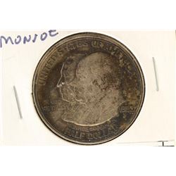 1923-S MONROE COMMEMORATIVE HALF DOLLAR VF TONED