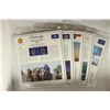 Image 1 : ALL 5-2001 P & D STATE QUARTERS WITH STAMPS ON