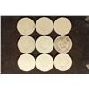 Image 2 : 9 ASSORTED 1897-1907 LIBERTY "V" NICKELS
