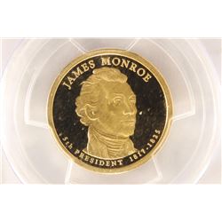 2008-S JAMES MONROE PRESIDENTIAL DOLLAR PCGS