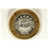 Image 2 : CASINO $10 SILVER TOKEN (UNC) HARRAH'S